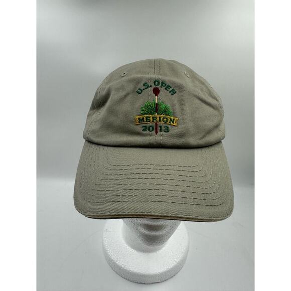 NEW 2013 U.S. Open Merion Golf Gray Adjustable Hat - Picture 1 of 3